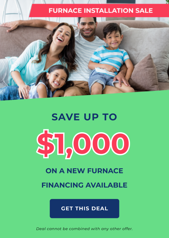 Heating services: save up to $1000 on a new furnace
