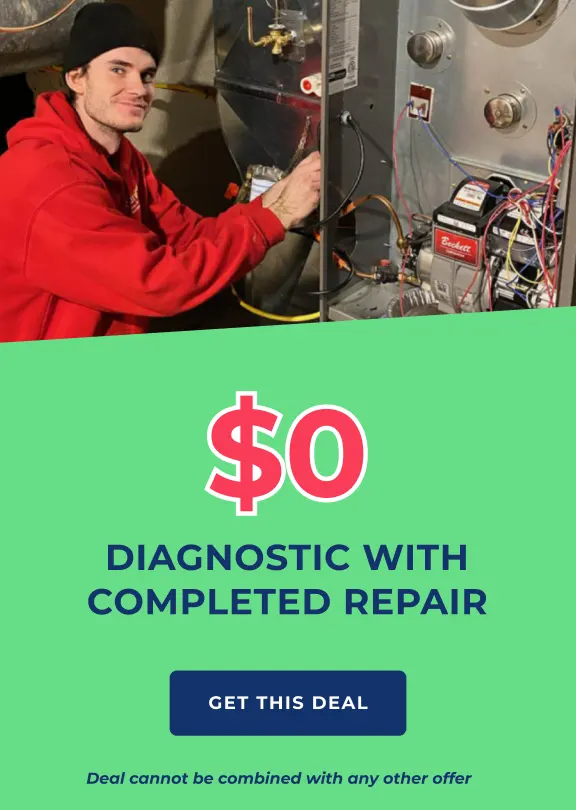 Furnace repair: get $100 off your repair